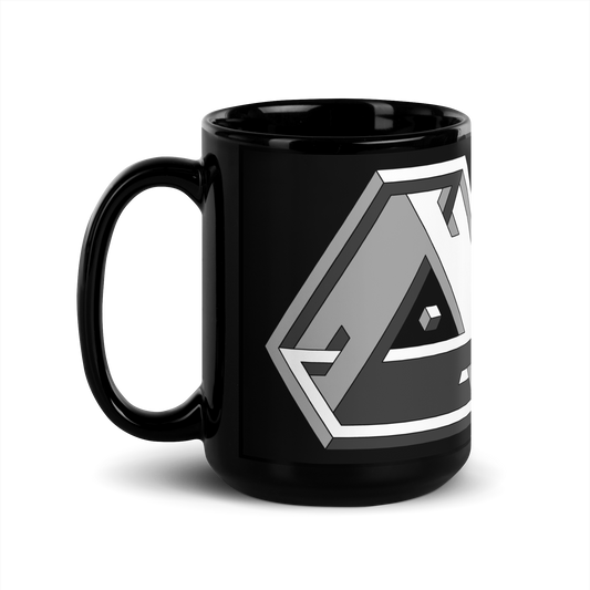 Penrose Doors Black Coffee Mug