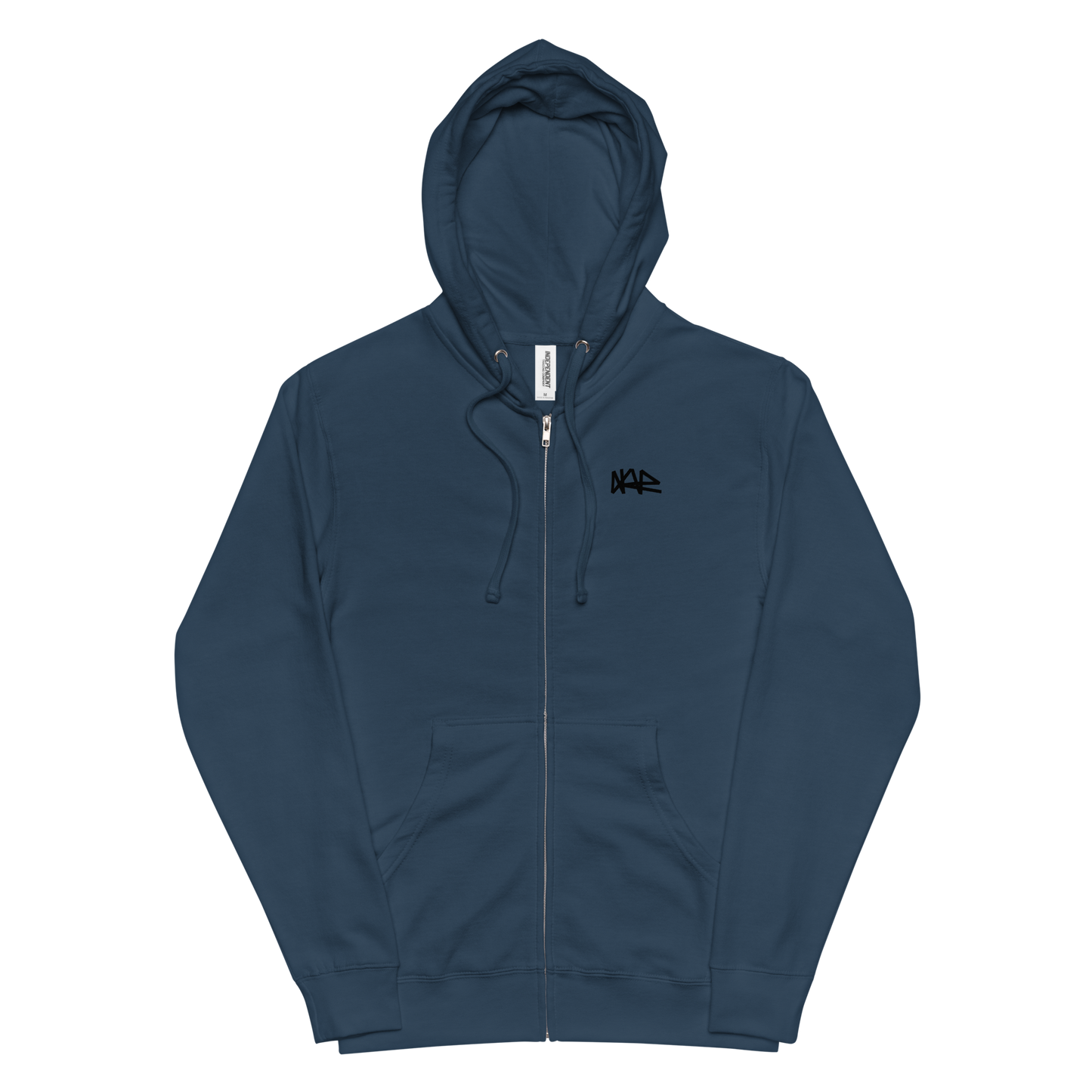 Cuboid Fleece Zip Up Hoodie