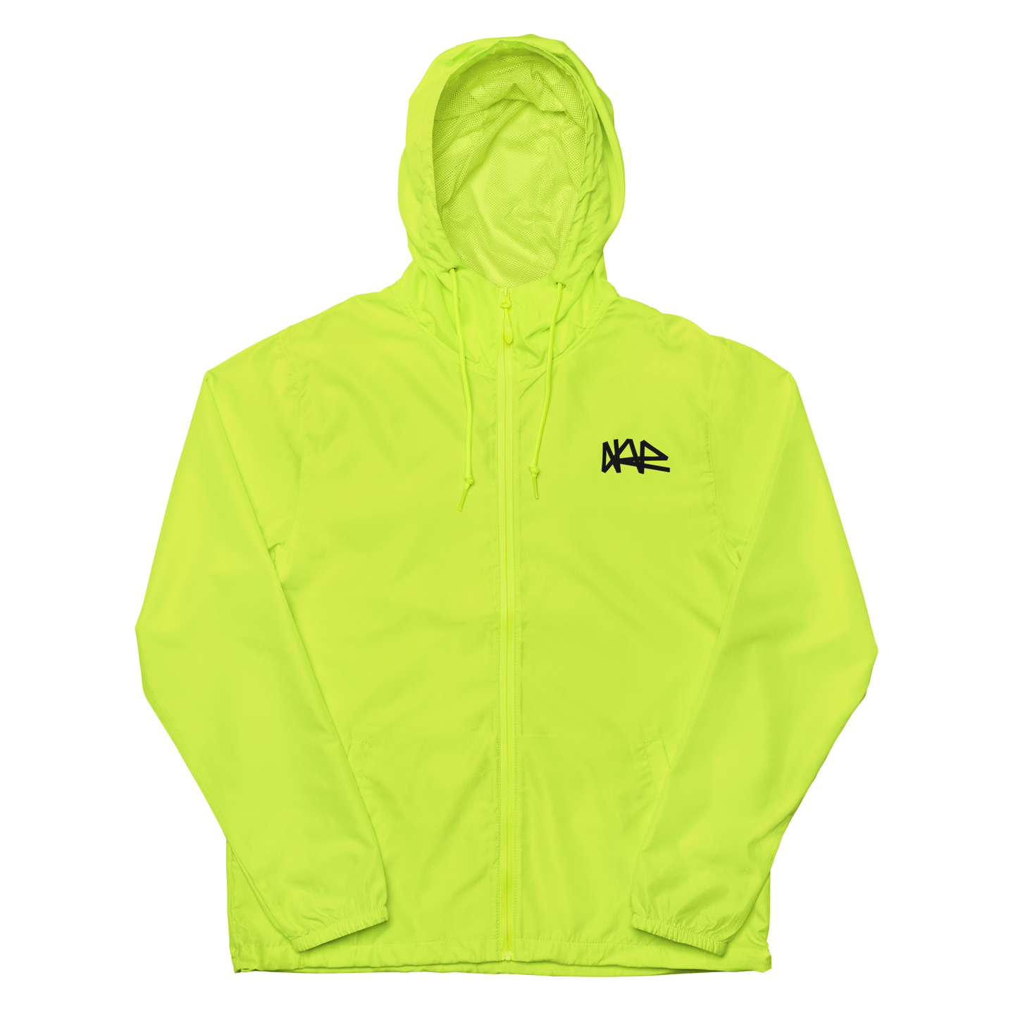 Cuboid Lightweight Zip Up Windbreaker